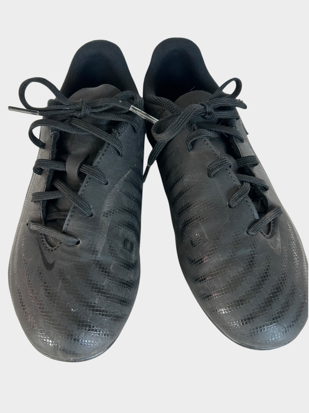 NIKE Phantom GX Soccer Cleats Black Kids Size 2Y